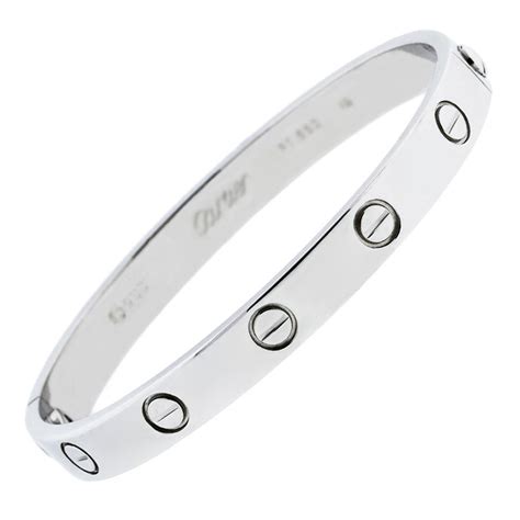 cartier love bracelet platinum.